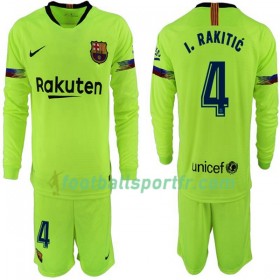 Tenue Barcelone I. Rakitic 4 Enfant Extérieur 2018-2019 Maillot de Foot ML